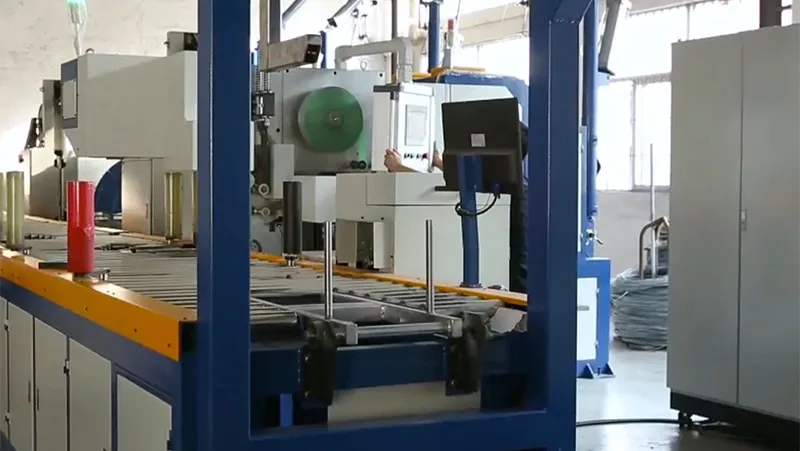 Línea automática de trefilado y embalaje de alambre, 2XBZ-100