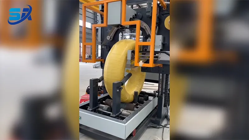 Máquina envolvedora semiautomática de bobinas, LS-600