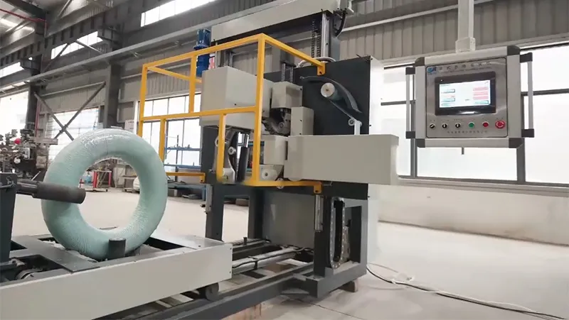 Máquina envolvedora semiautomática de bobinas, LS-500
