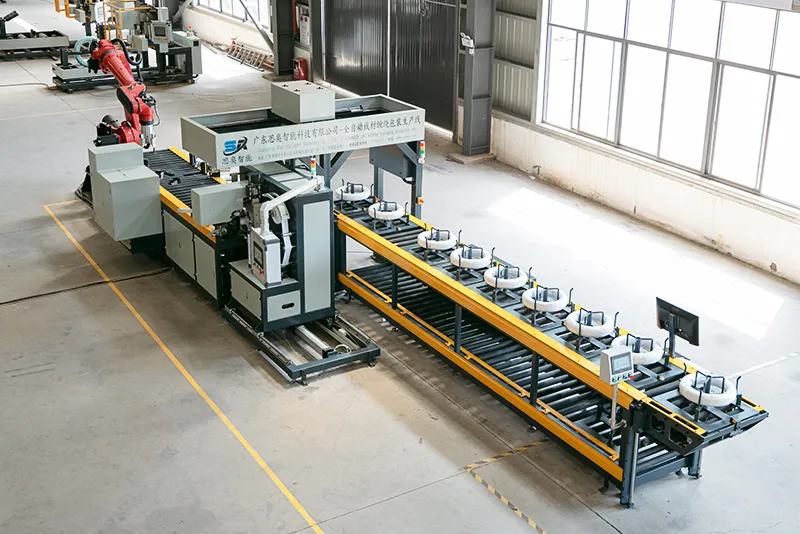 Línea de embalaje horizontal automática de bobinas de alambre SA-WS-25