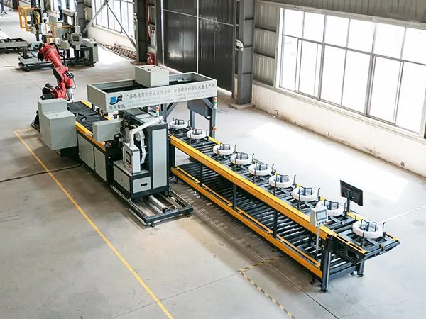 Línea de embalaje horizontal automática de bobinas de alambre SA-WS-25