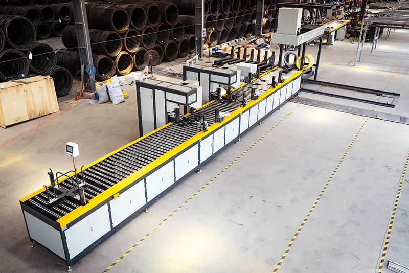 Línea de embalaje horizontal automática de bobinas de alambre SA-WS-150
