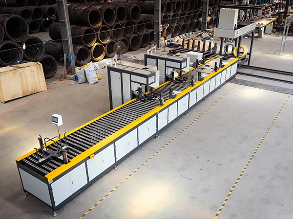 Línea de embalaje horizontal automática de bobinas de alambre SA-WS-150
