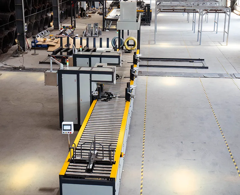 Línea de embalaje horizontal automática de bobinas de alambre SA-WS-150