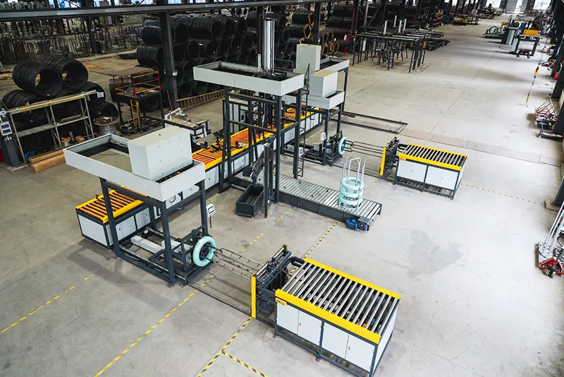 Línea de embalaje horizontal automática de bobinas de alambre SA-WS-200