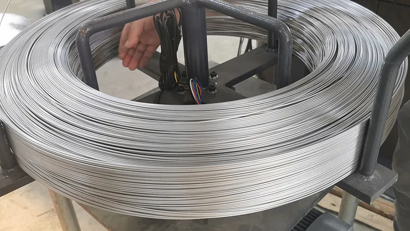 Línea de embalaje horizontal automática de bobinas de alambre SA-WS-200