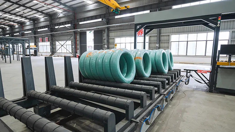 Línea de embalaje horizontal automática de bobinas de alambre SA-WS-200