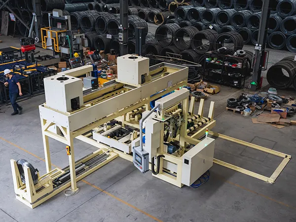 Línea de embalaje vertical automática de bobinas de alambre SA-LS-35