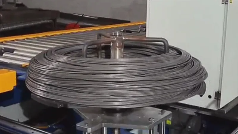 Línea automática de trefilado y embalaje de alambre SA-2XBZ-100