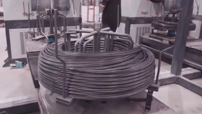 SA-6XBZ-200 Línea automática de trefilado y embalaje de alambre